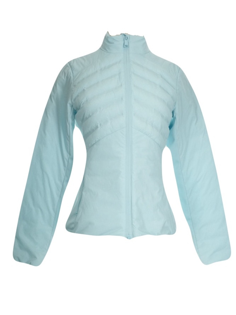 G/FORE Light Blue Quilted Zip-Up Puffer Jacket